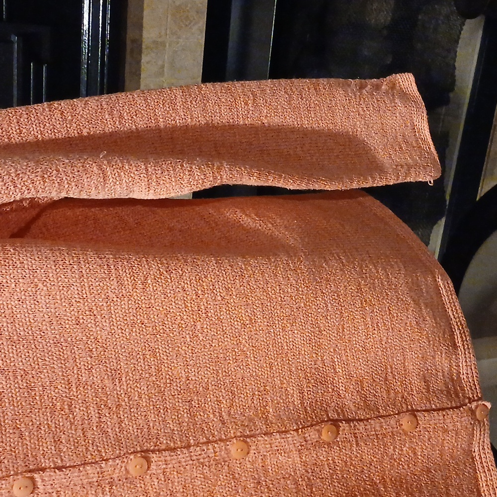 Final Price Pendleton Orange V-Neck Buttoned Down… - image 7